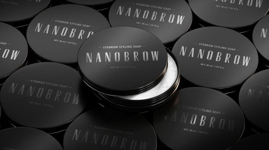 gel såpe for styling av øyenbryn nanobrow